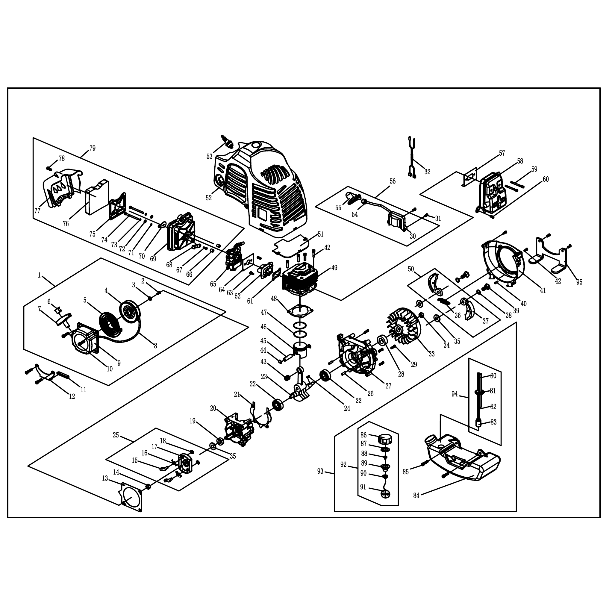 Триммер бензиновый КРБ-1300