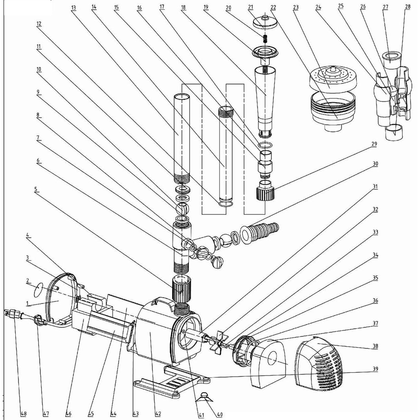 Насос фонтанный ЗНФЧ-60-4.2