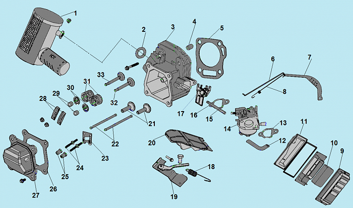 4 ГЛУШИТЕЛЬ  ГЕНЕРАТОР CHAMPION IGG3600